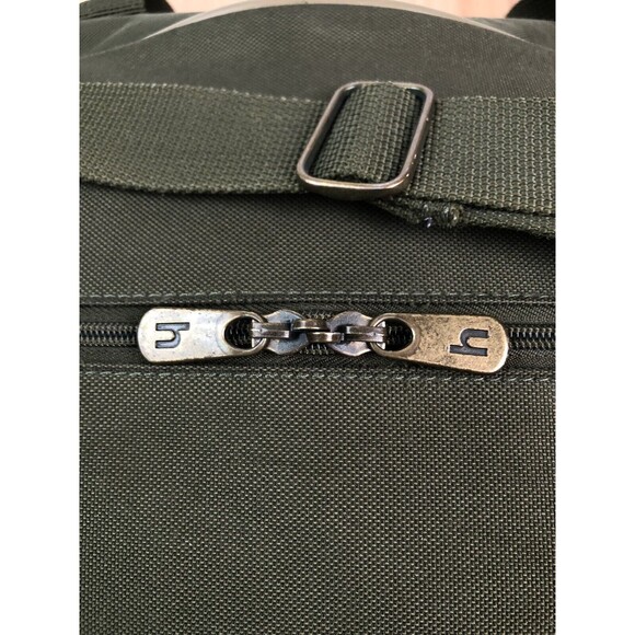 Hartmann Studio Lightweight Travel Bag Carry On H 21” Weekender Green Briefcase - Picture 11 of 11